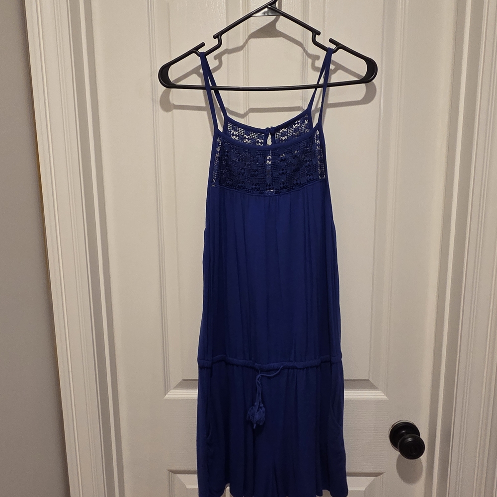 Blue Women's Swim Cover-Up